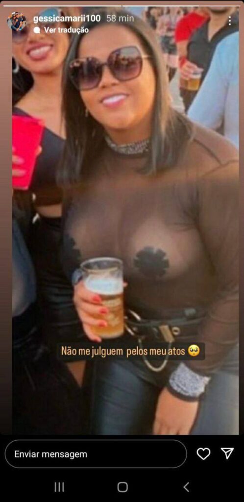 Gessica vazado polêmico exclusivo no show de Gusttavo Lima