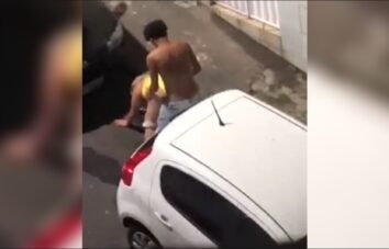 Novinha no meio da rua vazou na net