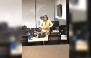 Vídeo gravado em escritório vazou na net e gera polêmica
